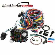 UNIVERSAL Extra long Wires 21 Circuit Wiring Harness For CHEVY Mopar FORD Hotrod picture