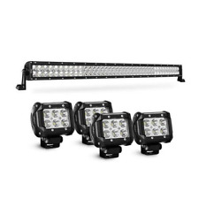 Nilight Led Light Bar 42 Inch 240W with 4PCS 4 Inch 18W Spot Flood Fog Lights picture