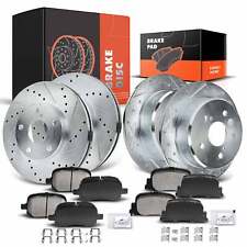 Front and Rear Drilled Rotor & Brake Pads for Lexus ES300 Toyota Camry 2000-2001 picture