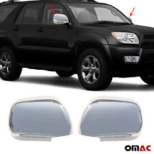 Stainless Steel Chrome Side Mirror Cover Cap 2 Pcs Fits Toyota 4Runner 2003-2009 picture