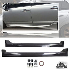 Fits Honda Civic 06-11 07 08 09 10 Sedan ABS Mugen RR Style Side Skirts Pair picture