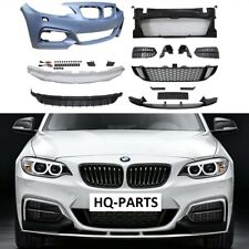 Fits For 14-21 BMW F22 F23 MP Style Front Bumper Conversion + Lip Side Cover picture