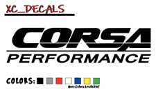 Corsa (x2) Decal Sticker Graphics Logo Performance Exhaust Header Intake picture