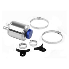 Universal Aluminum Alloy Racing Power Steering Fluid Reservoir Tank w/ Clamps picture