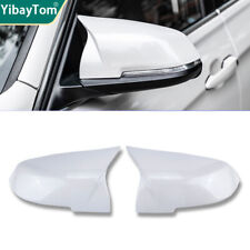 2x White M3 Style Side Rear Mirror Cover Caps For BMW F20 F21 F30 F32 F36 X1 M3 picture