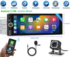 Bluetooth Single 1 DIN Car FM Radio MP3 Player Car Stereo Audio GPS WIFI Carplay picture