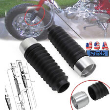 FRONT FORK BOOTS & ALUMINUM CAPS FOR HONDA Z50A MINI TRAIL CT70 CT70H 1969-1971 picture