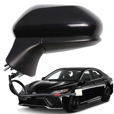 Left Driver Side Mirror for Toyota Camry 2018-2024 Black Power Adjustable Mirror picture