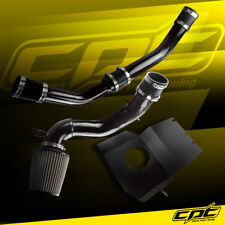 For 08-15 Lancer Turbo 2.0L Evo X 10 Black Cold Air Intake + Stainless Filter picture