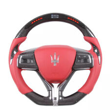 Maserati Granturismo Ghibli Levante Quattroporte Carbon Fiber LED Steering Wheel picture