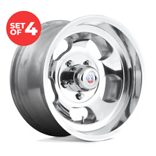 (Set of 4) US Mag 1PC U101 INDY Wheels 15x8 5x127 -12 mm Polished Rims 15'' Inch picture