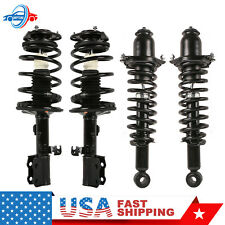 For 2003-08 Toyota Corolla 1.8L Front & Rear Complete Shock Strut & Coil Spring picture
