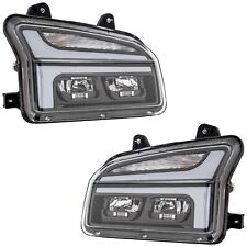 Headlight Set For 2014-2022 Kenworth T880 LED Driving Headlamp Left & Right Side picture