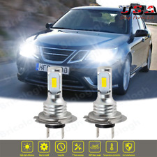 LED For Saab 9-3 2003-2007 Headlight Kit H7 6000K White Bulbs Low Beam picture
