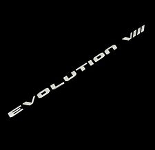 TRUNK LID BADGE EMBLEM FOR MITSUBISHI LANCER EVO EVOLUTION VIII 8 LETTERS CHROME picture