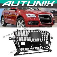 Chrome Front Hood Grille SQ5 Style for 2013-2017 Audi Q5 8R Non-Sline picture