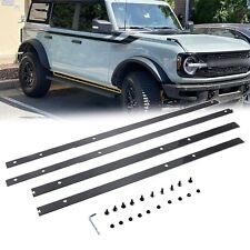 Pinch Weld Cover Fit for Ford Bronco 4-Door 2021-2024 Trail Armor Rocker Panels  picture