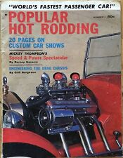 1962 POP HOT RODDING #1 FIRST ISSUE Paxton Chrysler 300 1929 1934 1949 FORD AHRA picture