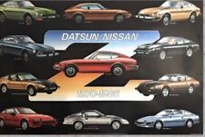 Datsun / Nissan Z 1970-1986 History Extremely Rare - Out Of Print Car Poster picture
