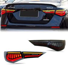 LED Tail Lights for Nissan Sentra 2020-2024 SR Animation Sequential Rear Lamps  picture