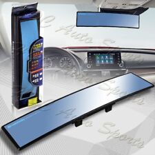 Universal Broadway 360MM Wide Convex Interior Clip On Rear View Blue Tint Mirror picture