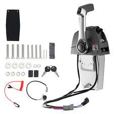 VEVOR Top-Mounted Outboard Remote Control Box 5006186 w/Key for Evinrude Johnson picture