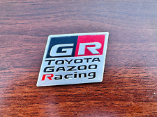 Toyota GR Gazoo Racing Silver Emblem Decal Badge Sticker Nameplate picture