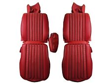 Fits: Mercedes Benz R107 1972-80 450SL RED Vinyl Seat Covers picture