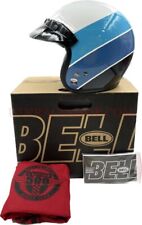 BELL Custom 500 Helmet Riff White/Blue Size Small - 7136911 picture