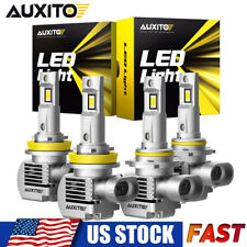 AUXITO LED Headlight Bulbs Combo Kit 9005 H11 High Low Beam Super Bright White picture
