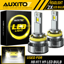 AUXITO LED Headlight H11 Low Beam Bulb Canbus Kit 24000LM Ultra Bright Y19 EOA picture