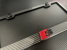 1x*S Sport LOGO* 3D Emblem  (metals Carbon Fiber Style) License Plate Frame picture