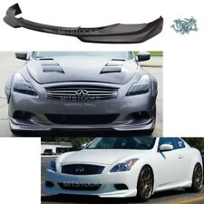 For 08-14 Infiniti G37 Coupe Q60 J Style Front Bumper Lip Spoiler Chin Unpainted picture