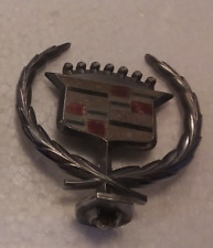 Vintage Cadillac Crest Wreath Hood Ornament Emblem picture