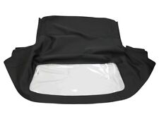 Fits: Alfa Spider 1971-94 Soft Top & Window Made From Black Haartz Canvas picture