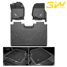 3W Floor Mats & Front Carpet For Ford F150/F-150 SuperCrew Cab 2015-2024 Liners picture