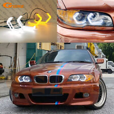 For BMW E46 Coupe Convertible Concept M4 Iconic Style LED Angel Eyes Halo Rings picture