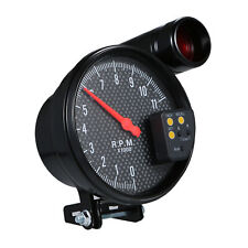 5'' Car Meter Tachometer Gauge Tacho Meter 7 Color LED Shift Light 0-11000 RPM picture