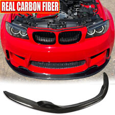 For BMW 1 Series E82 1M Coupe 12-18 REAL CARBON Front Bumper Lip Spoiler BDOYKIT picture