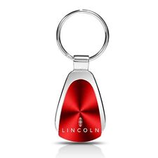 Lincoln Red Tear Drop Key Chain picture