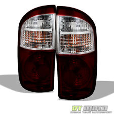 For 2004-2006 Toyota Tundra Double Cab Red Smoke Tail Lights Lamps Left+Right picture