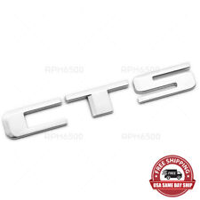 For Cadillac CTS V Rear Trunk Decklid Letter Badge Emblem Nameplate Sport Chrome picture