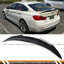 FOR 2014-19 BMW F36 4 SERIES GRAN COUPE 4DR GLOSS BLACK PSM STYLE TRUNK SPOILER picture