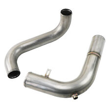 Fits Peterbilt 379 Cat C15 C16,3406E Upper& Lower Stainless Steel Coolant Tubes picture