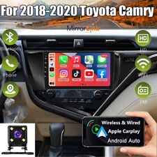 Apple CarPlay Android 13 Car Stereo Radio GPS Navi FM For 2018-2020 Toyota Camry picture