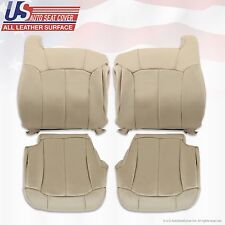 1999 2000 2001 2002 Chevy Suburban Tahoe LT Leatherette Cover Light Shale Tan  picture