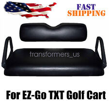 Fits For E-Z-Go TXT Staple On Golf Cart Seat Cover Black Color picture