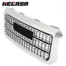 HECASA Front Grille Chrome ABS For GMC Sierra 2500HD 3500HD 2015-2019 picture