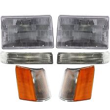 Headlight Kit For 93-96 Jeep Grand Cherokee With Corner Light Turn Signal Light picture