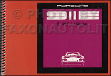 1969 Porsche 911E Owners Manual Original OEM Owner User Guide Book 911 E picture